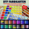 DTF Transfer Farbkarten